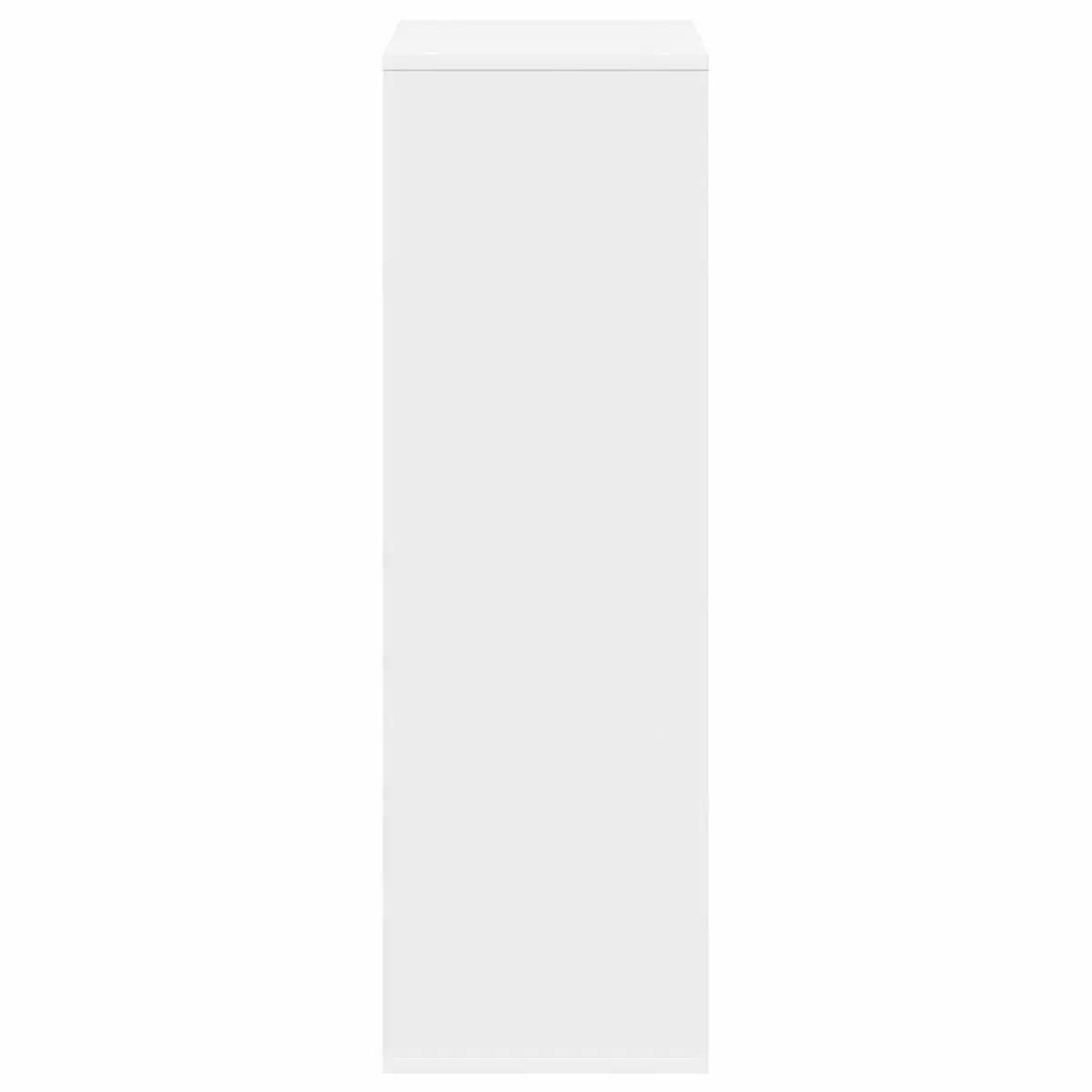 White Sideboard 35 x 32 x 99.5 cm Modern Storage Cabinet with Drawer and Shelves for Living Room Furniture