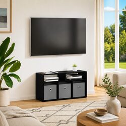 Enhance Your Living Space with This Black Oak Lowboard