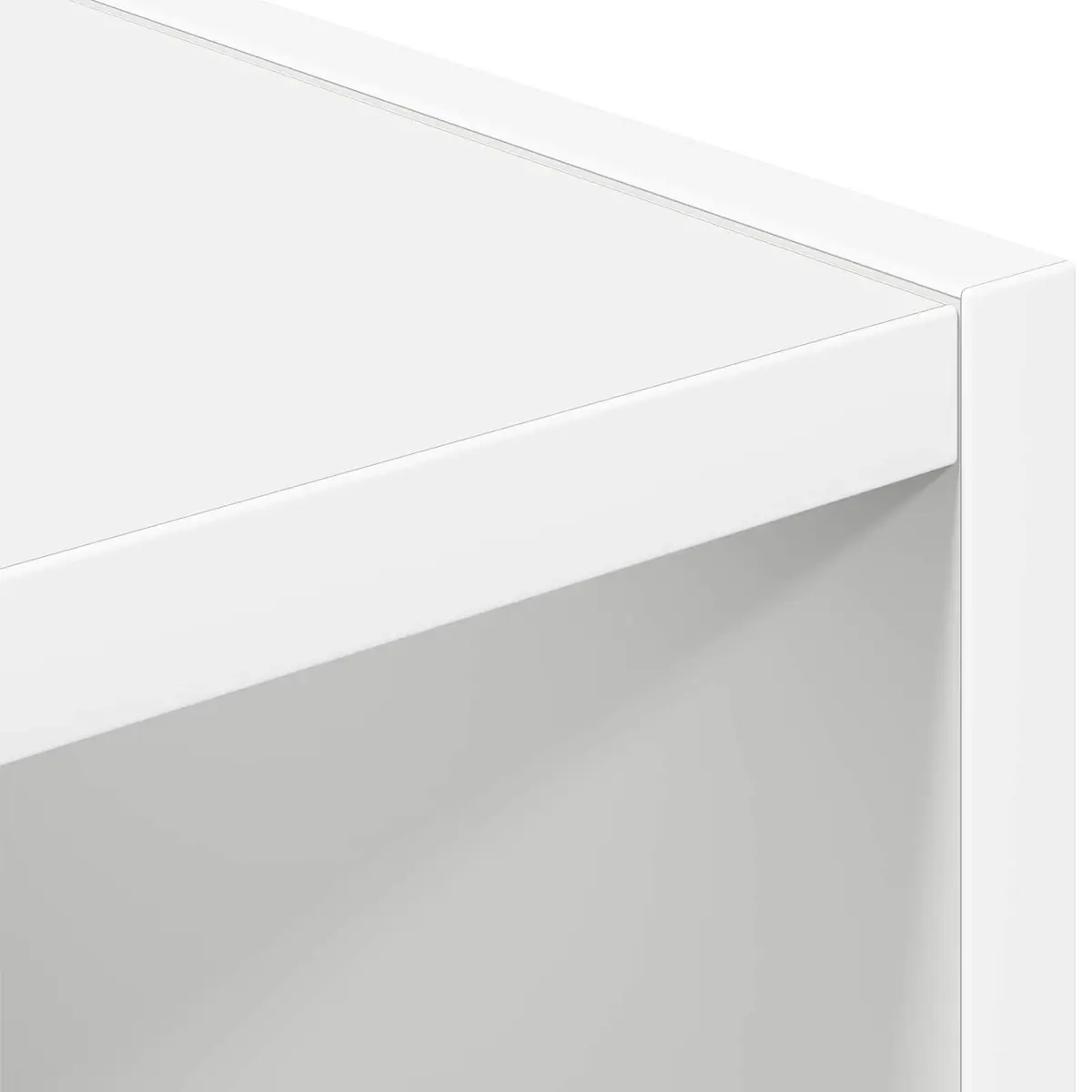 Bedside Table 2 pcs White 30.5 x 27 x 59.5 cm with Drawers Recessed Handles