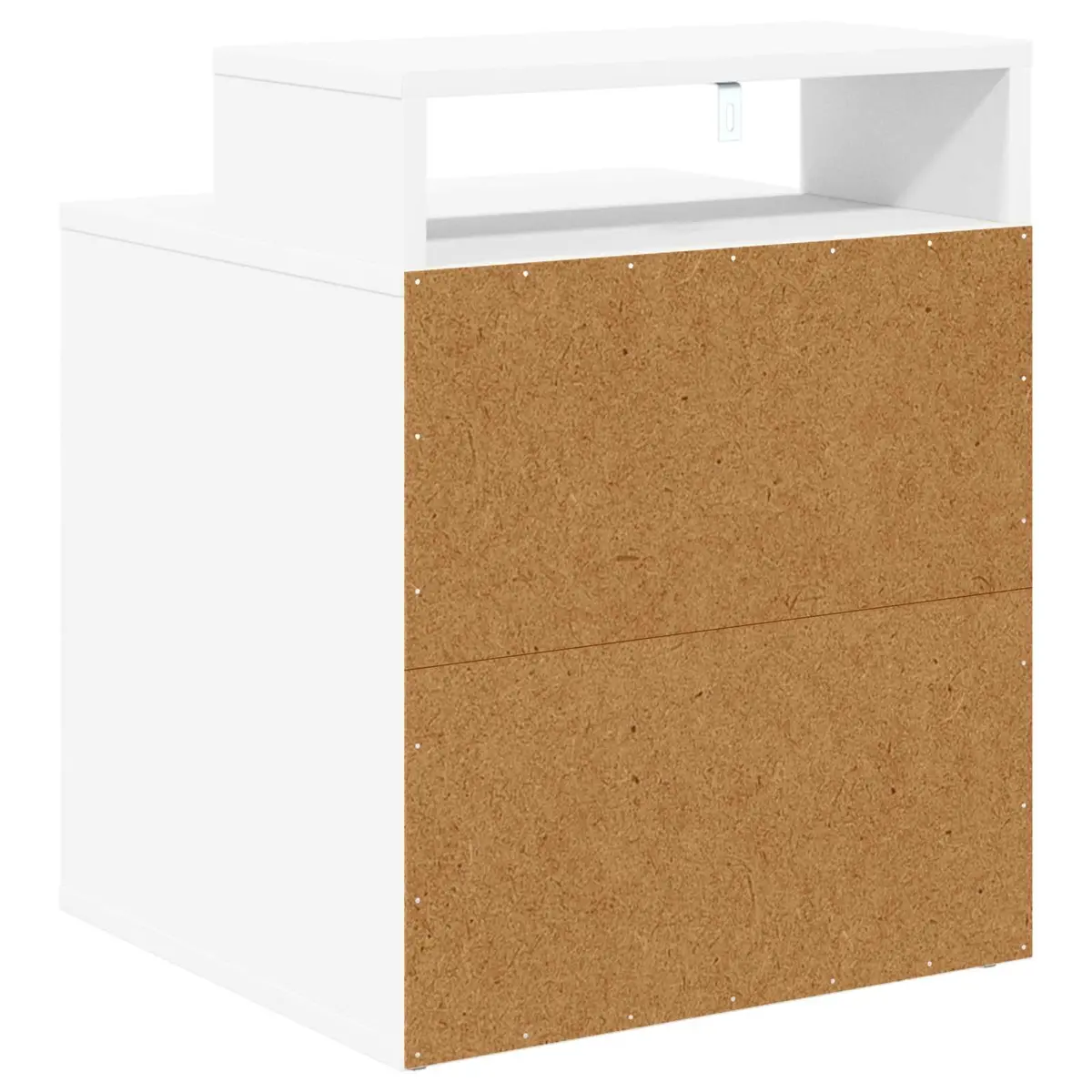 Cat House White Indoor Pet Furniture Hideaway Engineered Wood Rectangular Cozy