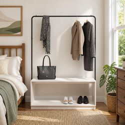 Stylish Garment Organizer with Ample Storage Space