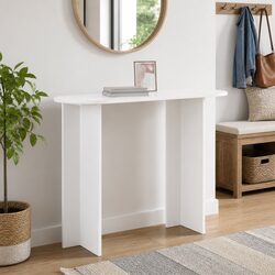 Elevate Your Space with a Contemporary White Console Table