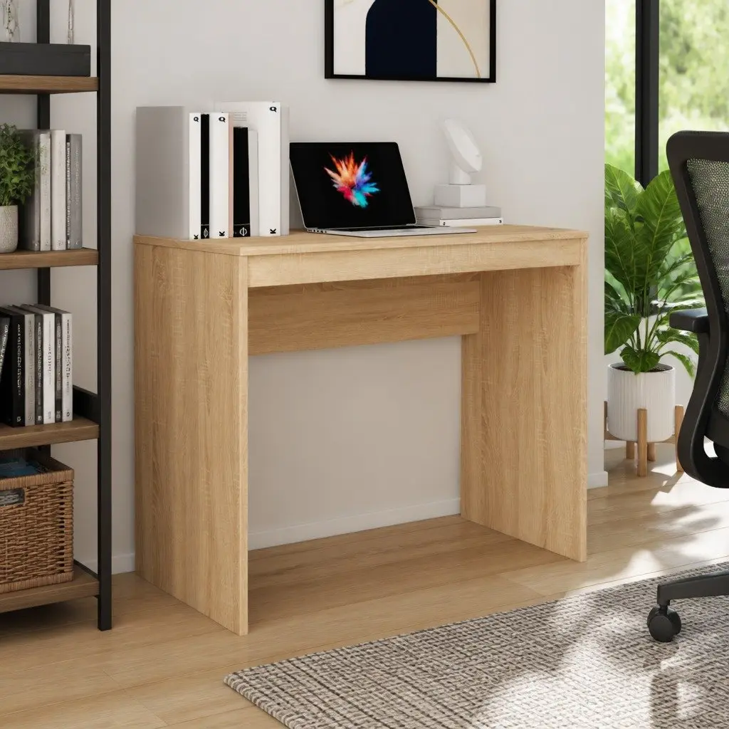 Desk 90x40x72 cm Engineered Wood Office Study Workstation Console Table