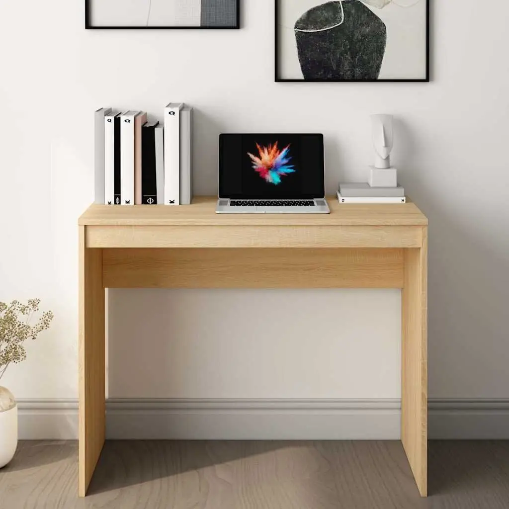 Desk 90x40x72 cm Engineered Wood Office Study Workstation Console Table