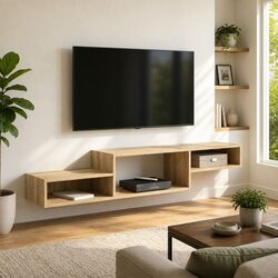 Space-Saving Wall-Mounted TV Cabinet for Modern Living