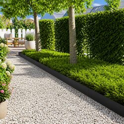 Transform Your Garden with 10 Steel Edging Pieces