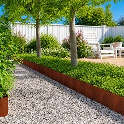 Create Beautiful Spaces with Flexible Steel Lawn Edging