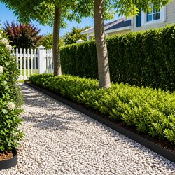 Transform Your Garden with Flexible Steel Edging - 10 Pack