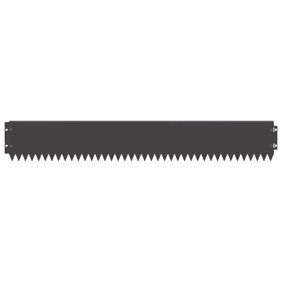 Garden Lawn Edging 20 pcs Bent Top Steel Border Edge 103x15cm Landscape Divider