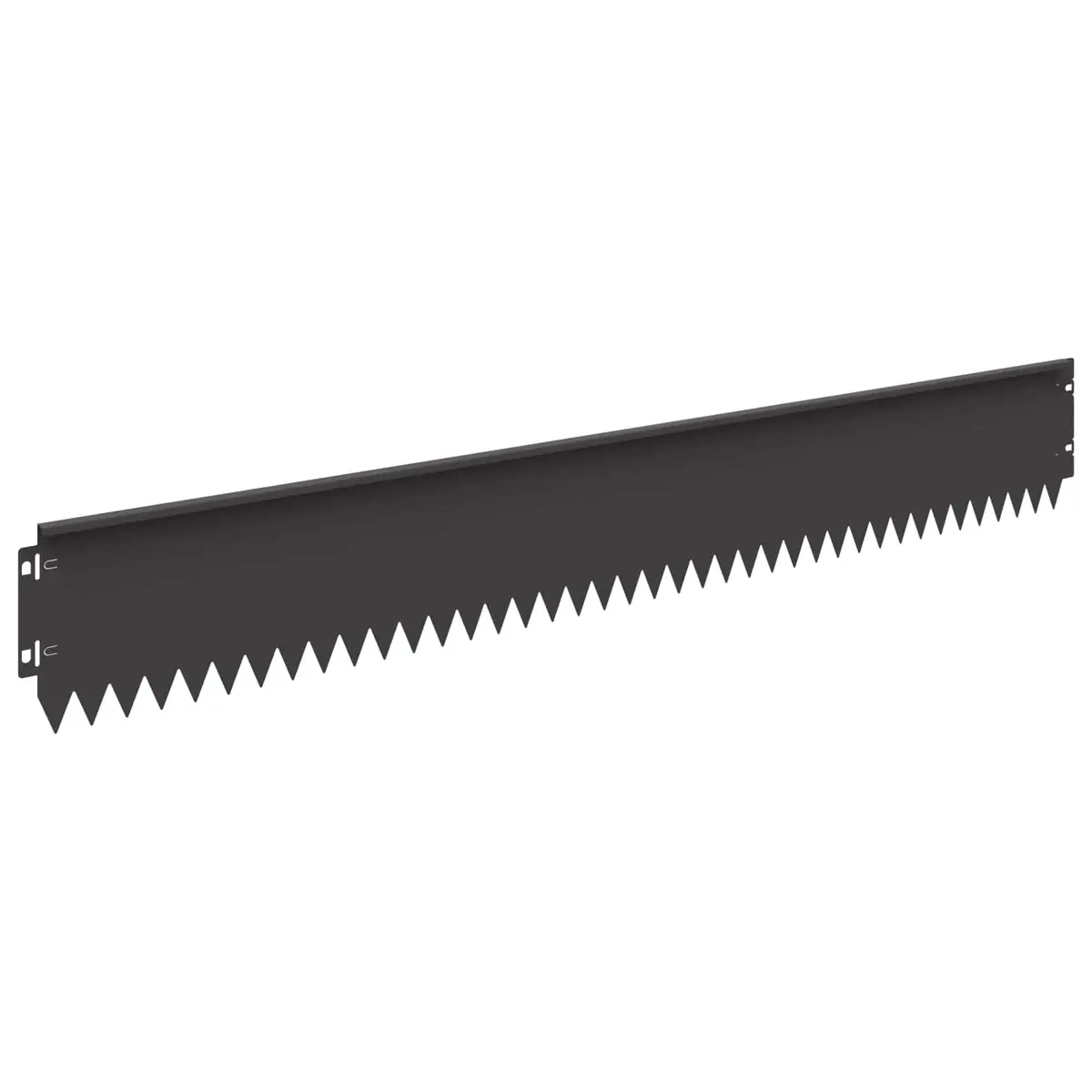 Garden Lawn Edging 20 pcs Bent Top Steel Border Edge 103x15cm Landscape Divider