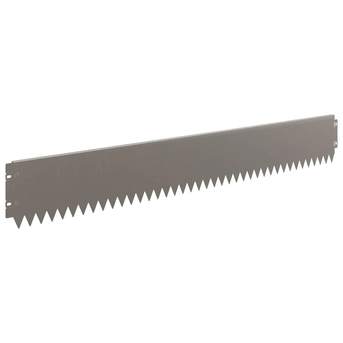 Steel Lawn Edge 103x15cm Bent Top 20 Piece Rusty Brown Garden Border Edging