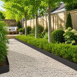 Enhance Your Garden with 20 Steel Lawn Edging Pieces