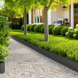 Enhance Your Garden with 10 pcs Steel Edging 103 x 25 cm