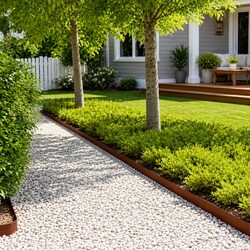Enhance Your Garden with 20 Flexible Steel Lawn Edging Pieces