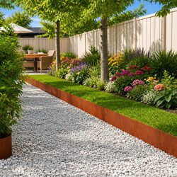 Enhance Your Garden Space with Flexible Steel Edging, 20pcs