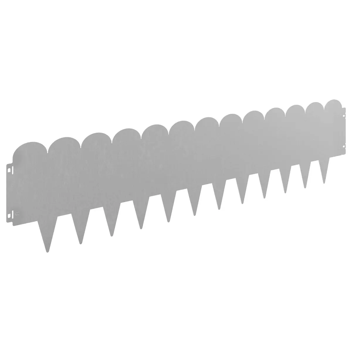 Garden Lawn Edging Steel 20 Pieces Landscape Border Outdoor Rusty Brown Flexible