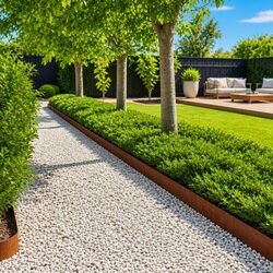 Transform Your Garden with Flexible Steel Lawn Edging