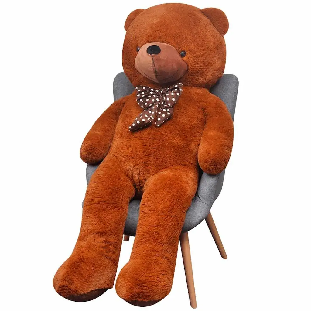 Stuffed Animal XXL 135cm Soft Plush Cuddly Teddy Bear with Bow Tie