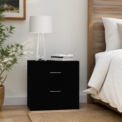 Stylish Black Bedside Cabinets 2 pcs for Your Home