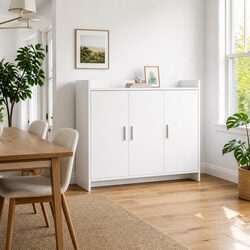 Elevate Your Space with This Elegant White Sideboard