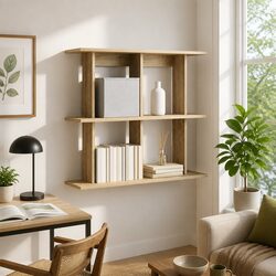 Transform Your Space with a Brown Sonoma Oak Shelf