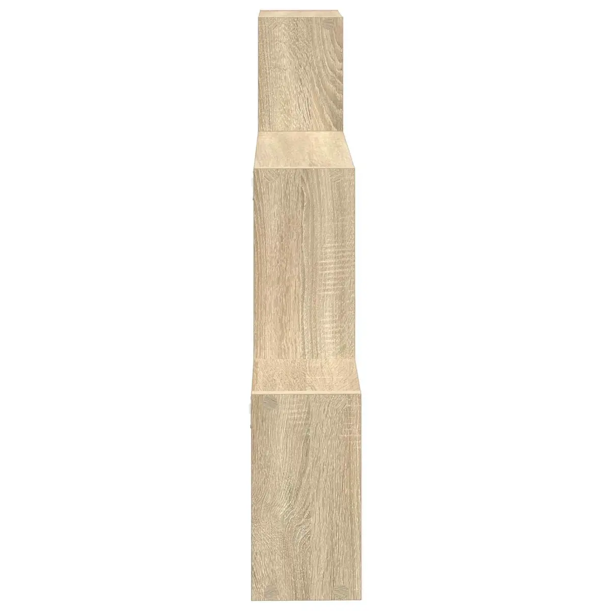 Wall Shelf Wall-Mounted Storage Sonoma Oak Brown Modern Living Room Bedroom
