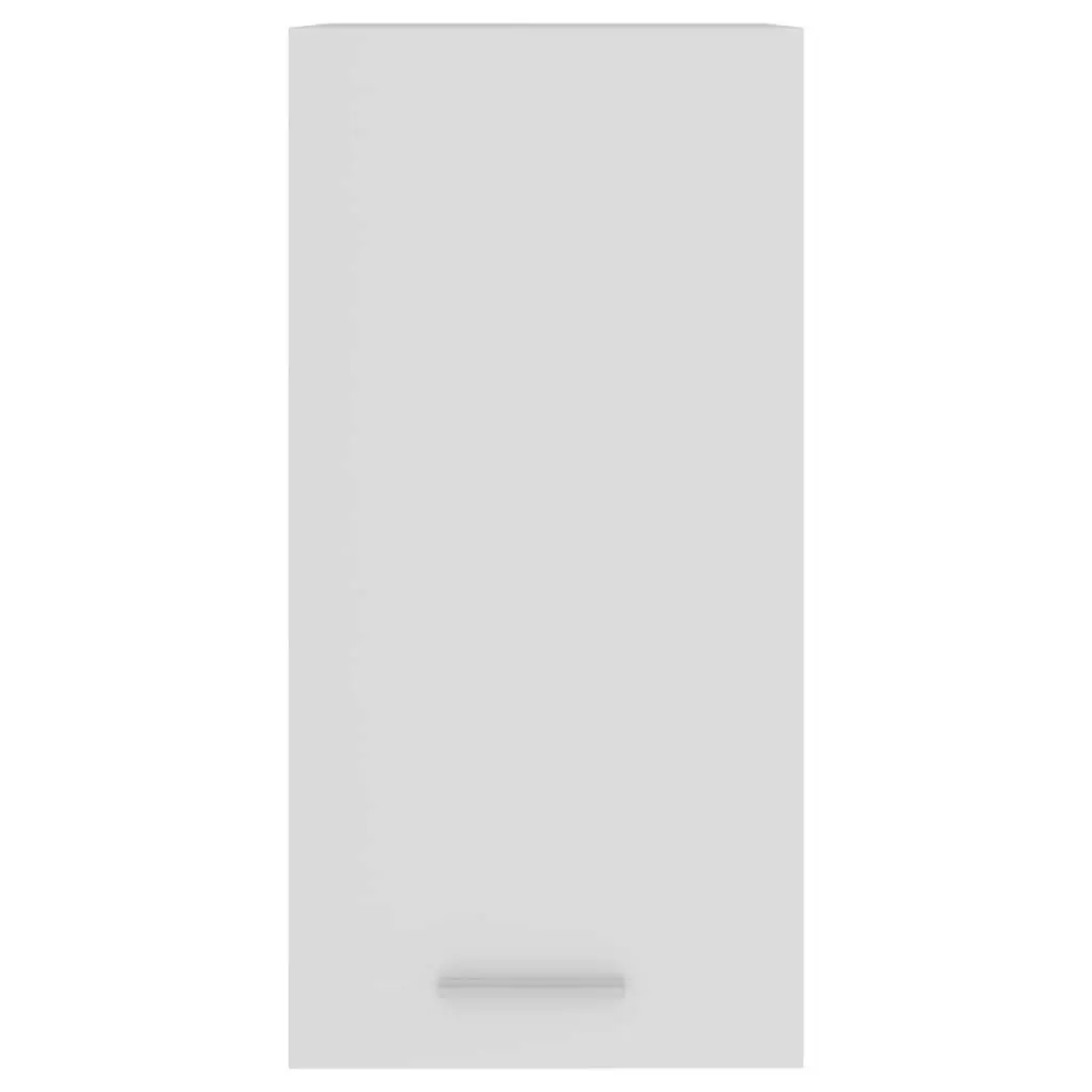 White Wall-Mounted Kitchen Cabinet Storage Unit 29.5x31x60cm Hanging Organiser