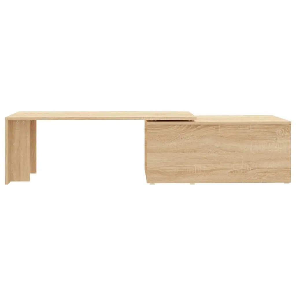 Coffee Table 150x50x35cm Brown Engineered Wood Spacious Top Surface