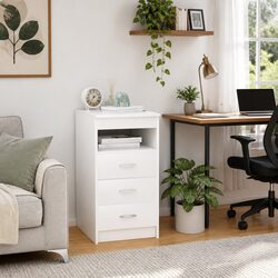 Enhance Your Space with This 3-Drawer Storage Cabinet