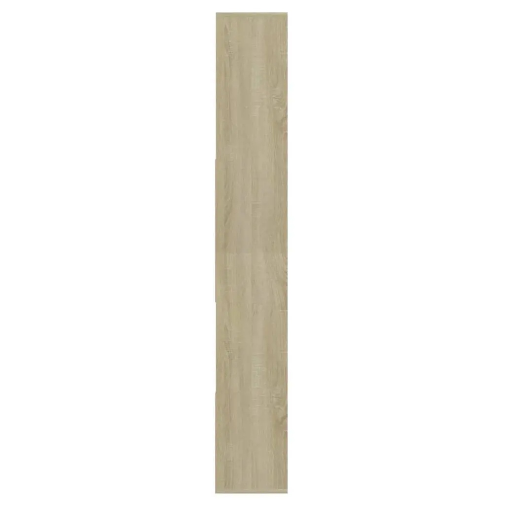 Bookshelf 67L x 24W x 161H cm Sonoma Oak Brown Engineered Wood Storage Unit