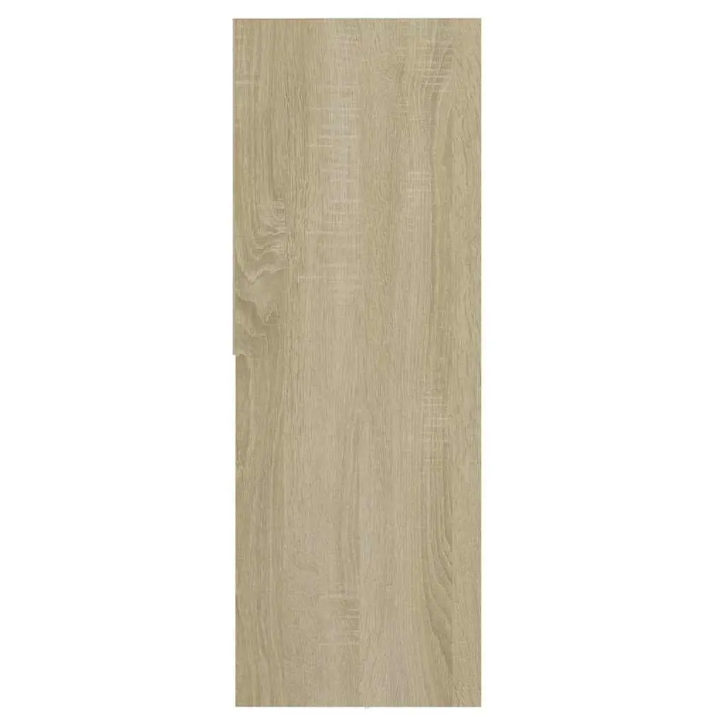 Bookshelf 67L x 24W x 161H cm Sonoma Oak Brown Engineered Wood Storage Unit