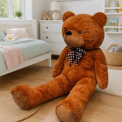 XXL Soft Plush Teddy Bear Brown 160cm Cuddly Toy Gift Kids Adults Stuffed Animal