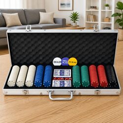 Elevate Your Game Night with This Complete Poker Set