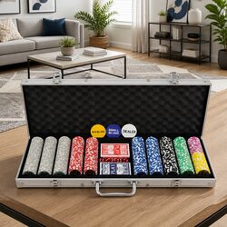 Elevate Your Game with This Complete Poker Set