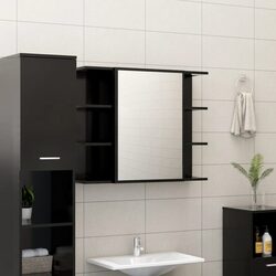 Elevate Your Bathroom with a Black Mirror Storage Unit
