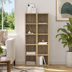 Narrow Media Storage Cabinet for a Tidy Living Space