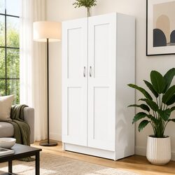 Enhance Your Home with This Stylish White Book Cabinet