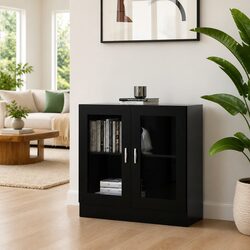 Enhance Your Space with a Stylish Black Display Cabinet