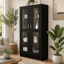 Enhance Your Space with a Black Vitrine Cabinet