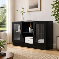 Enhance Your Space with a Black Vitrine Cabinet