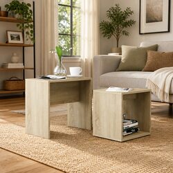 Enhance Your Living Space with 2-Piece Nesting Tables