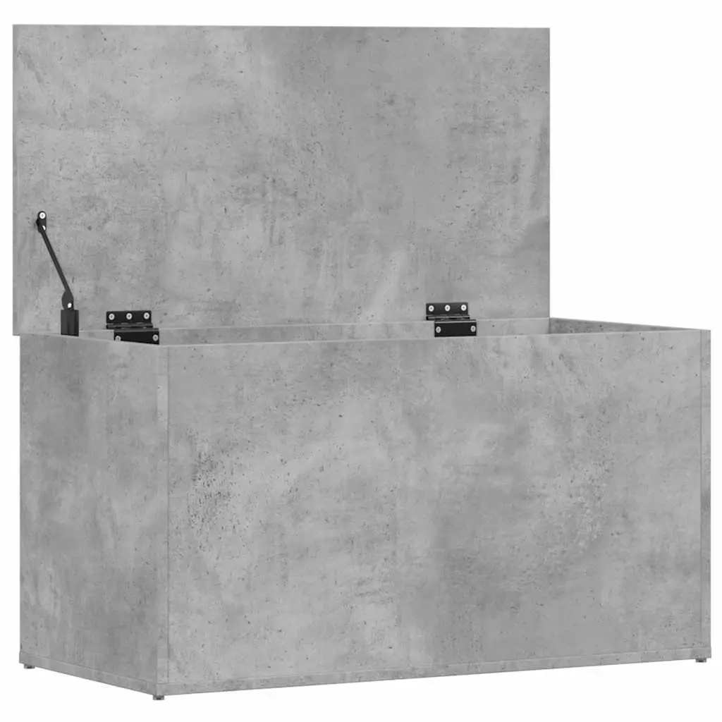 Storage Chest Grey Engineered Wood Bedroom Living Room Organizer Box Furniture