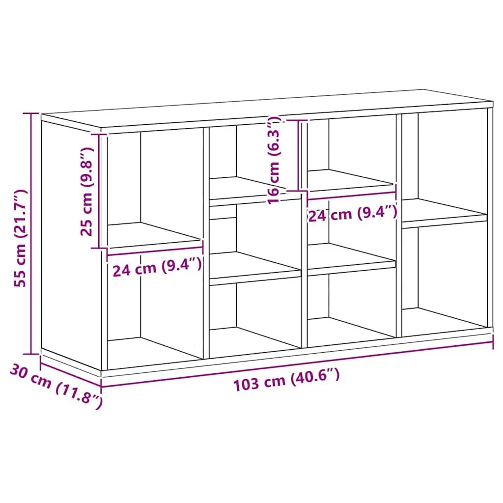 Shoe Bench Storage Cabinet 10 Shelves Beige Hallway Entryway Furniture