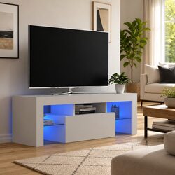 Enhance Your Space with a Modern TV Cabinet and RGB Lights