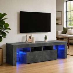 Elevate Your Space with a Modern RGB LED TV Cabinet