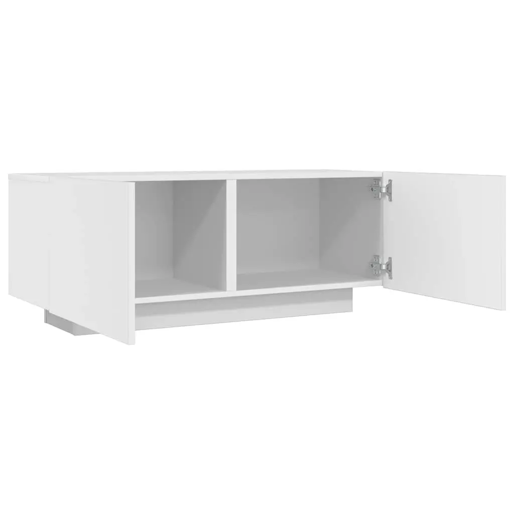 TV Cabinet White 100x35x40 cm Engineered Wood Storage Organiser