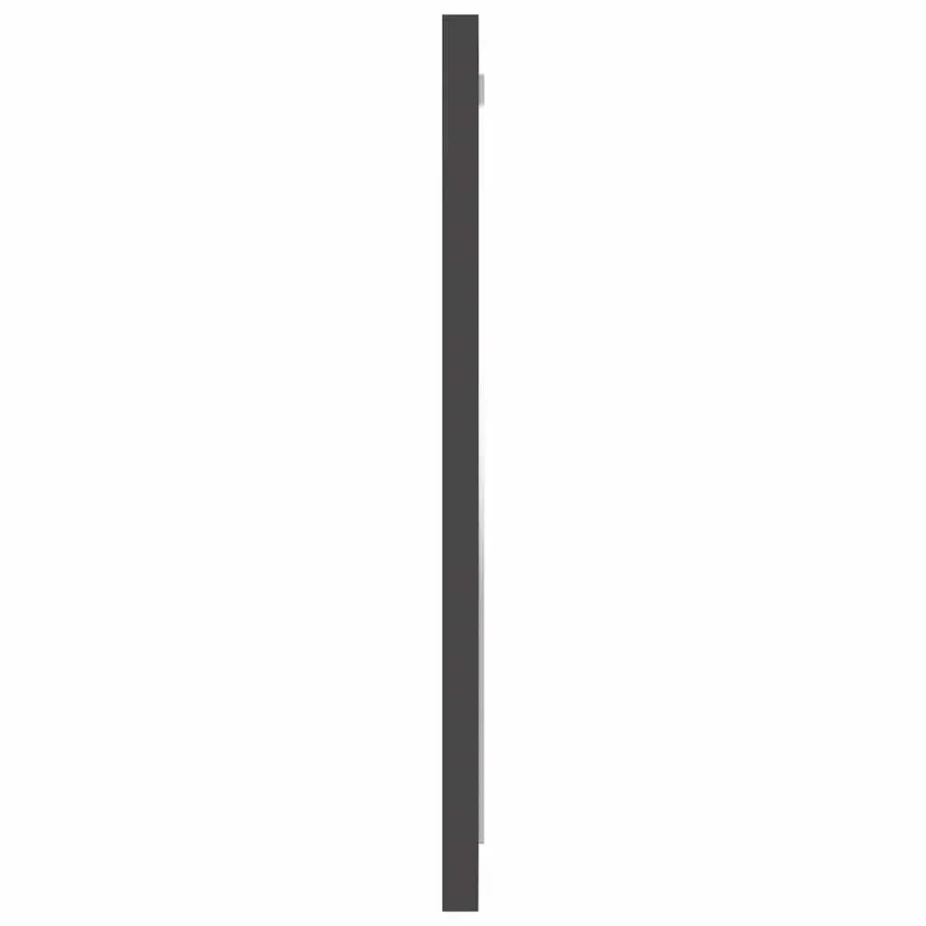 Bathroom Vanity Mirror 40cm Grey Wall Mounted Storage Cabinet Engineered Wood