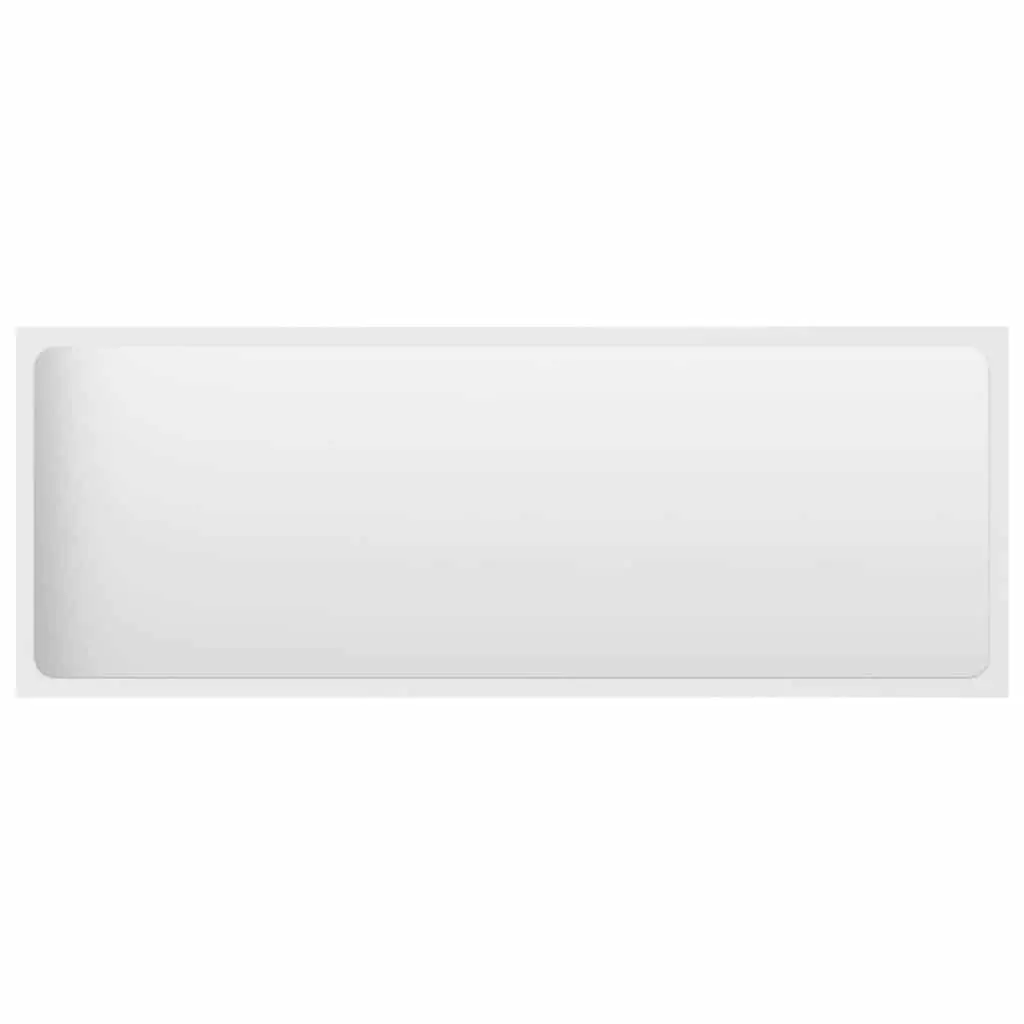 Bathroom Vanity Mirror 100cm White Wall Mount Storage Cabinet Engineered Wood