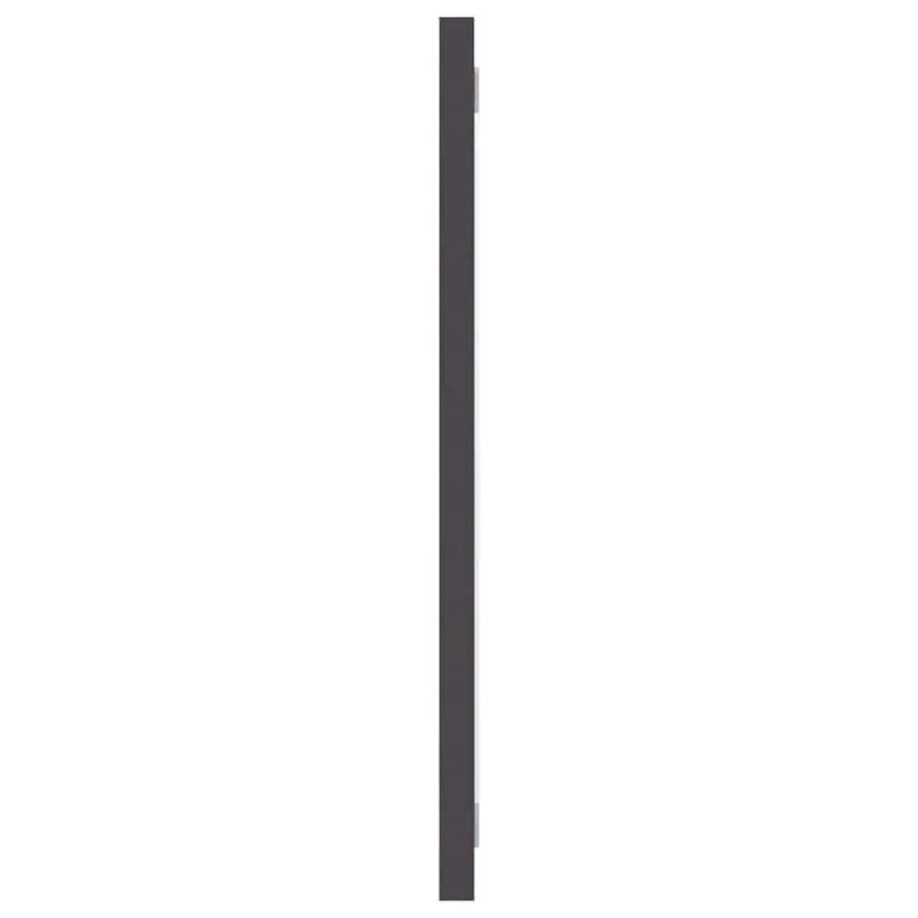 Bathroom Vanity Mirror 100cm Wall Mounted Grey Storage Cabinet Engineered Wood