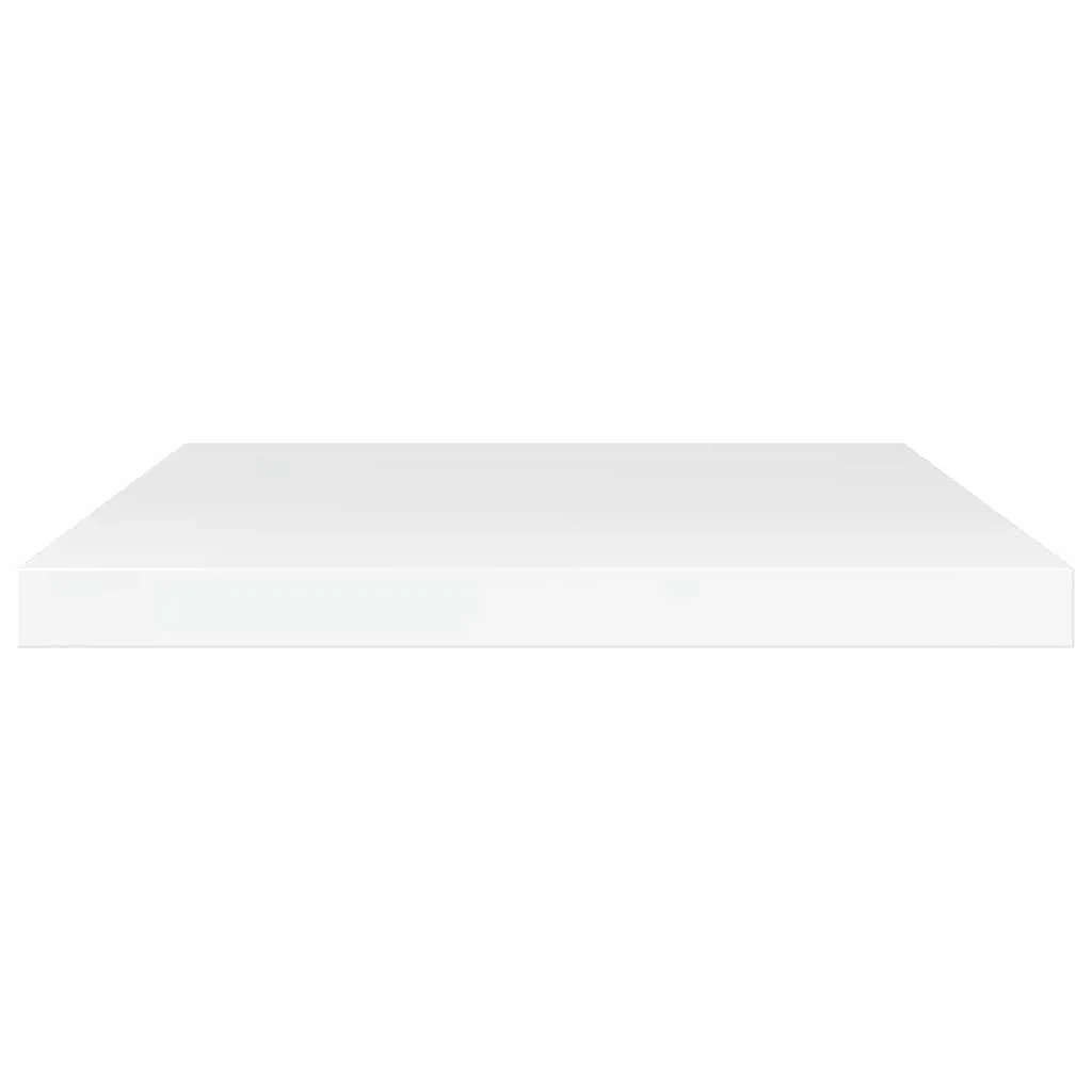 Bookshelf Boards 40x20x1.5 cm White High Gloss Engineered Wood Storage 4 Piece